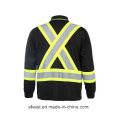 Long Sleeve 100% Polyester Birdeye Mesh High Vsibility Reflective Safety T-Shirt